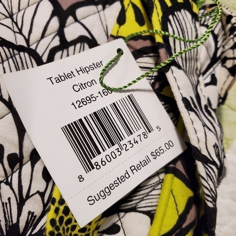 NWT Vera Bradley Citron Tablet Hipster - Picture 5 of 8